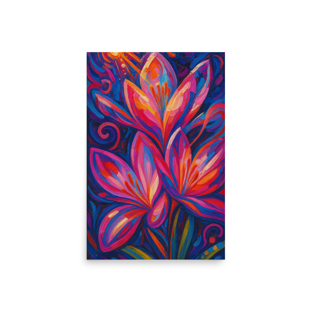 Petals of Radiance Poster Wall Art -RKM Inspiration - 81562588
