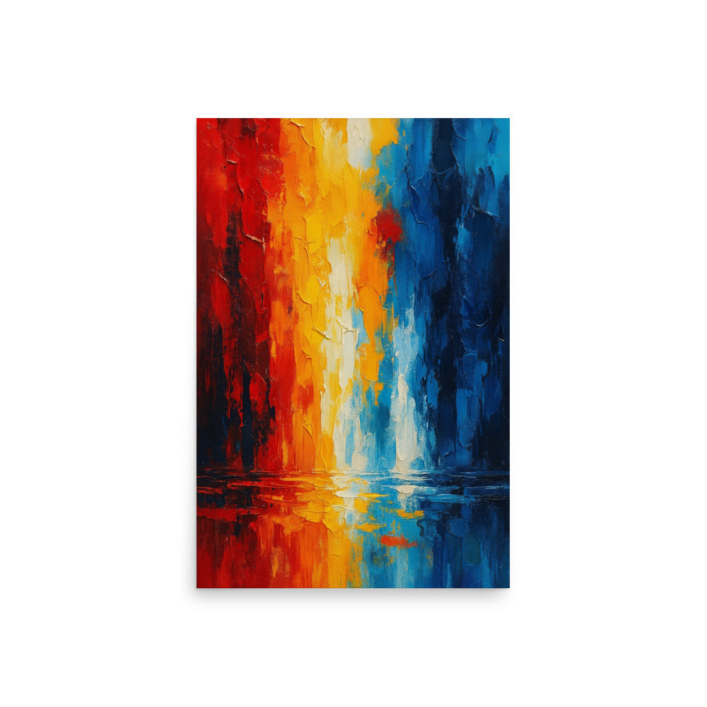 Echoes of Autumn Reflections Poster Wall Art -RKM Inspiration - 98155256