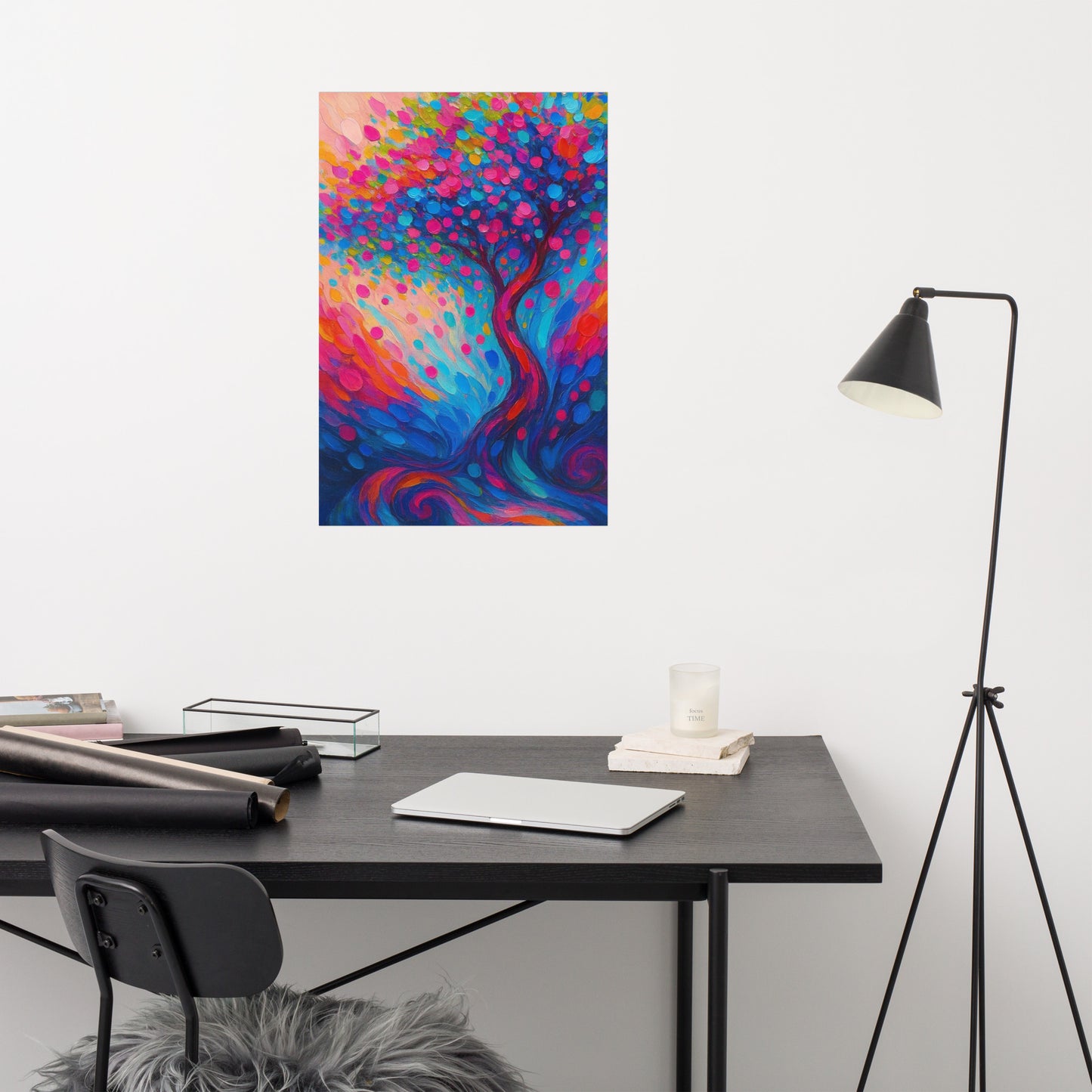 Whispers of a Mediterranean Bloom - Poster -RKM Inspiration - 11198816