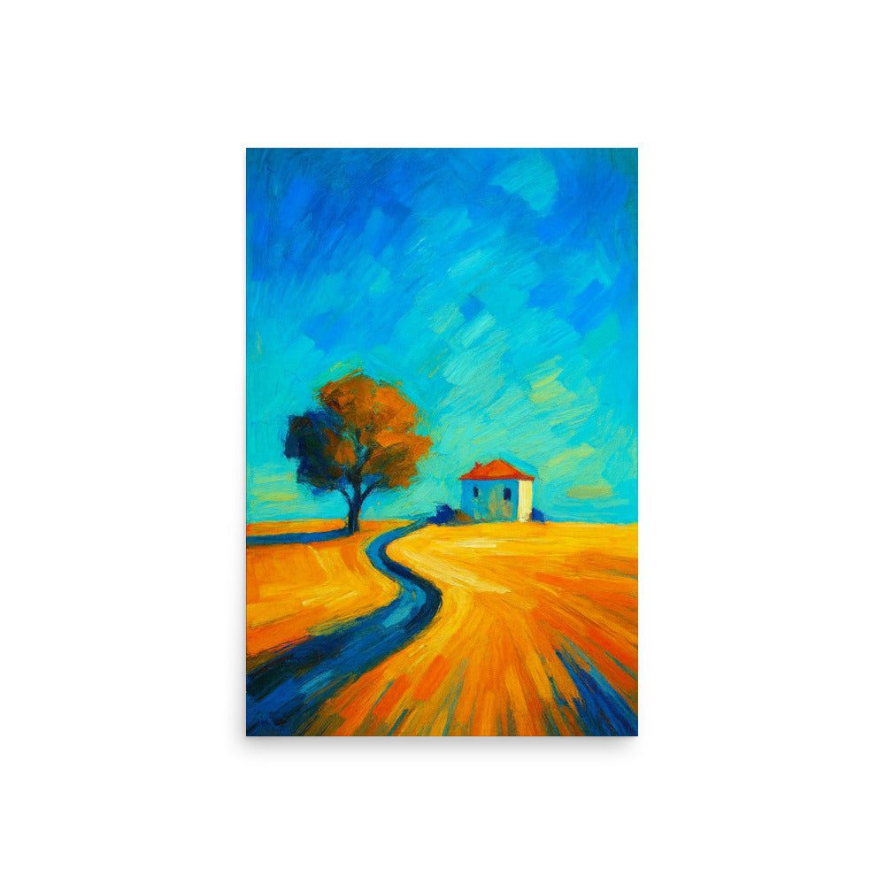 Solitude in Gold Poster Wall Art -RKM Inspiration - 1868800