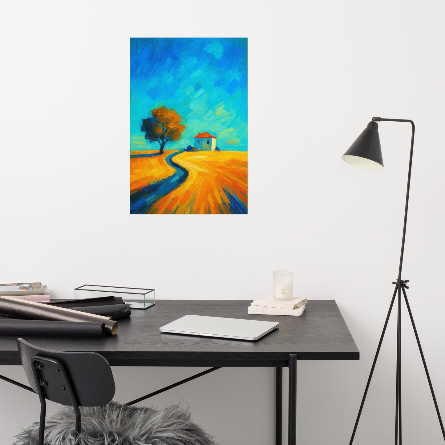 Solitude in Gold Poster Wall Art -RKM Inspiration - 152785