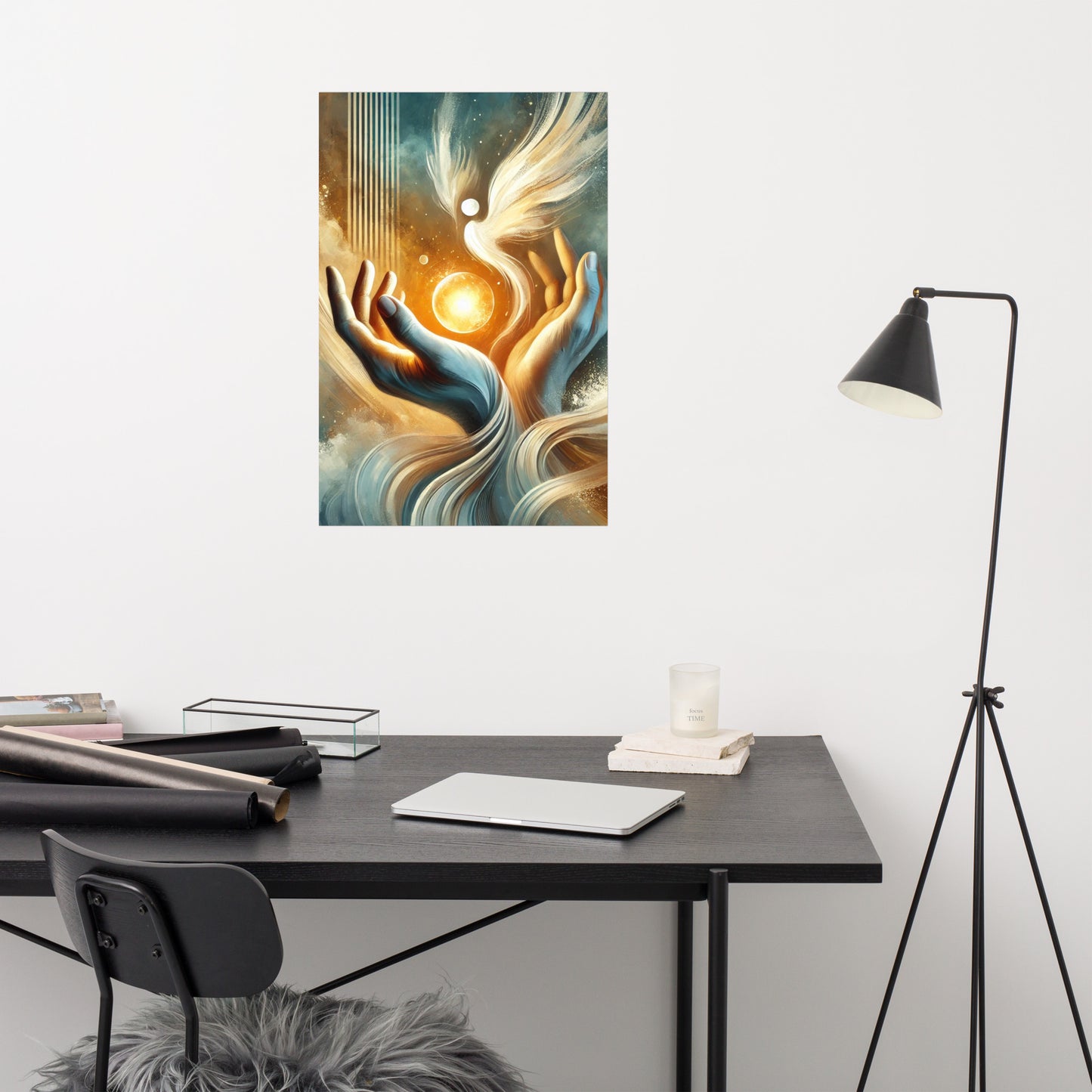 Celestial Harmony Poster Wall Art -RKM Inspiration - 16818113