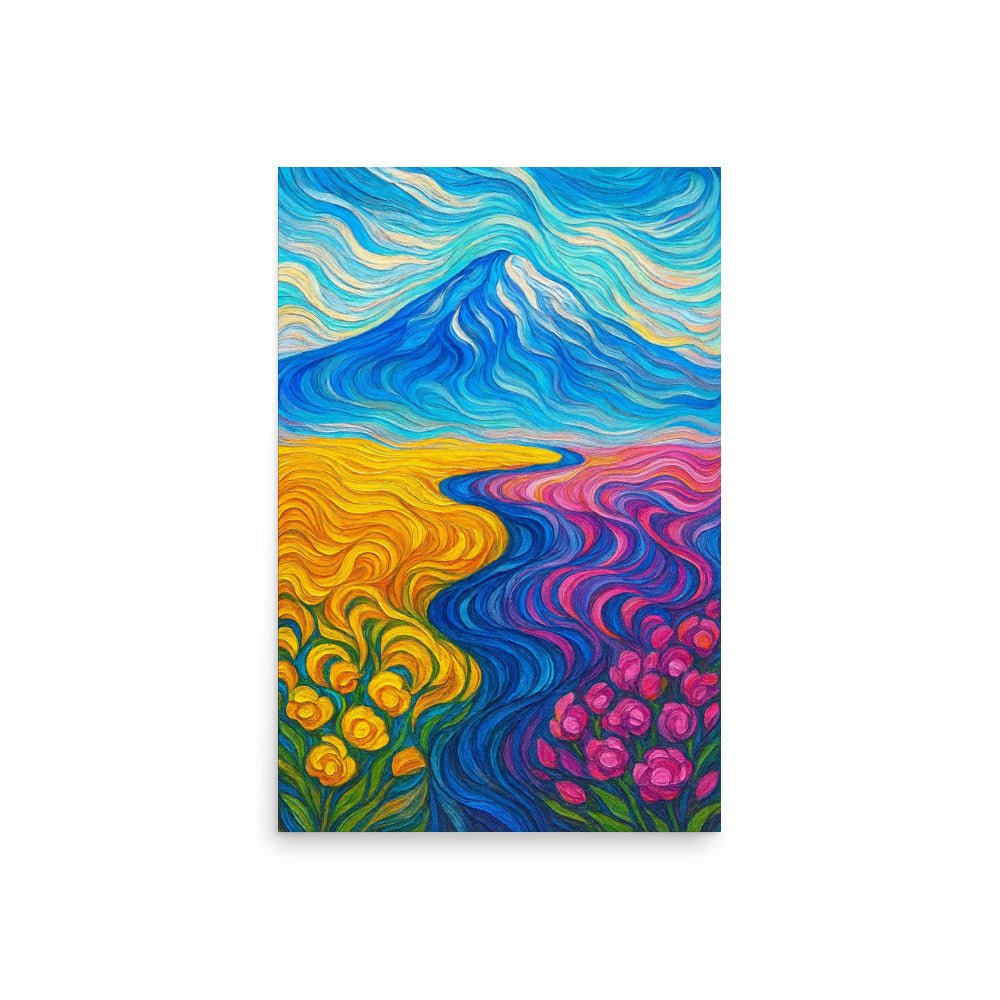 Path of Blooming Horizons Poster Wall Art -RKM Inspiration - 22695275