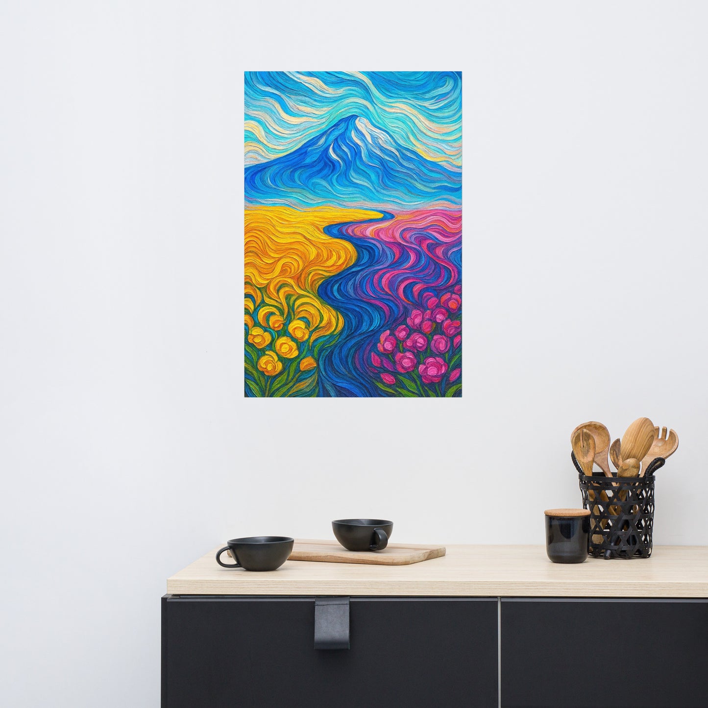 Path of Blooming Horizons Poster Wall Art -RKM Inspiration - 6320632