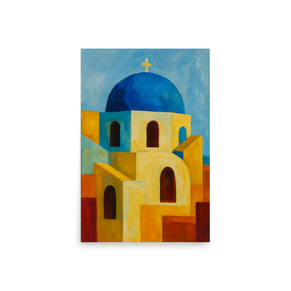Echoes of Santorini Poster Wall Art -RKM Inspiration - 54774473