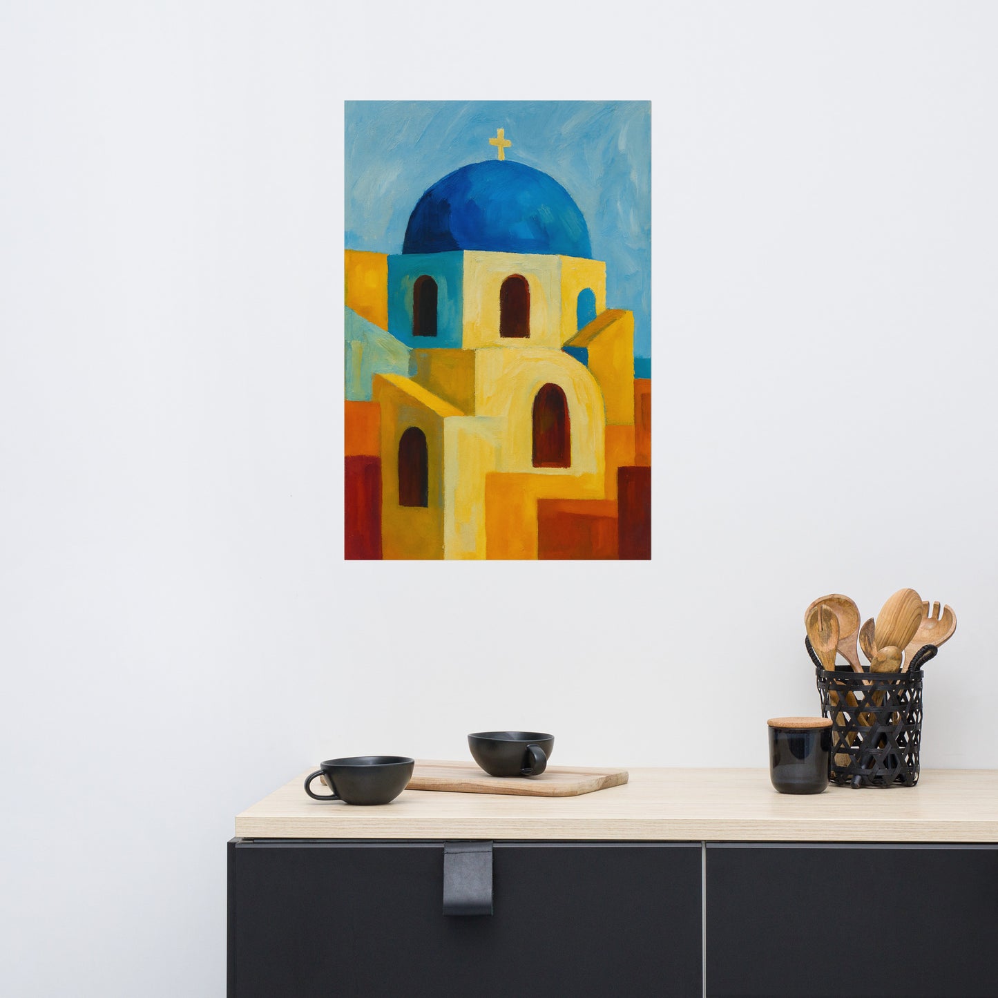 Echoes of Santorini Poster Wall Art -RKM Inspiration - 74327047