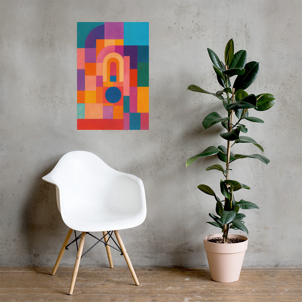Echoes of Color and Light Poster Wall Art -RKM Inspiration - 31570974