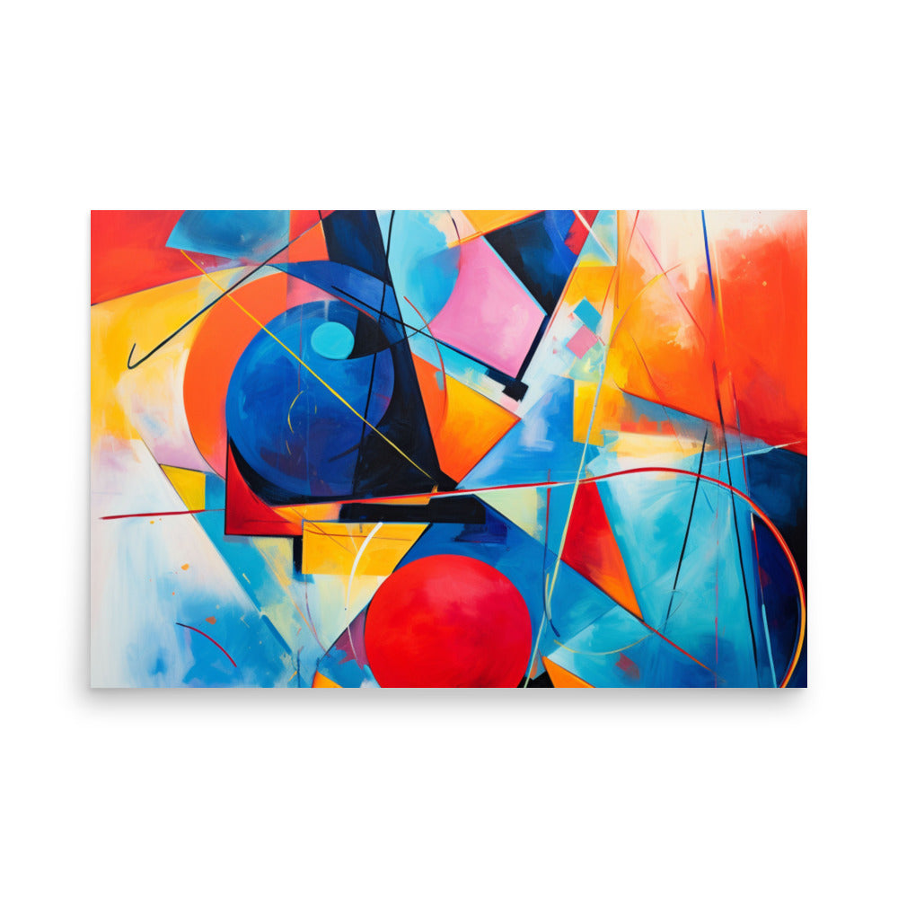 Energetic Symmetry Poster Wall Art -RKM Inspiration - 30427097