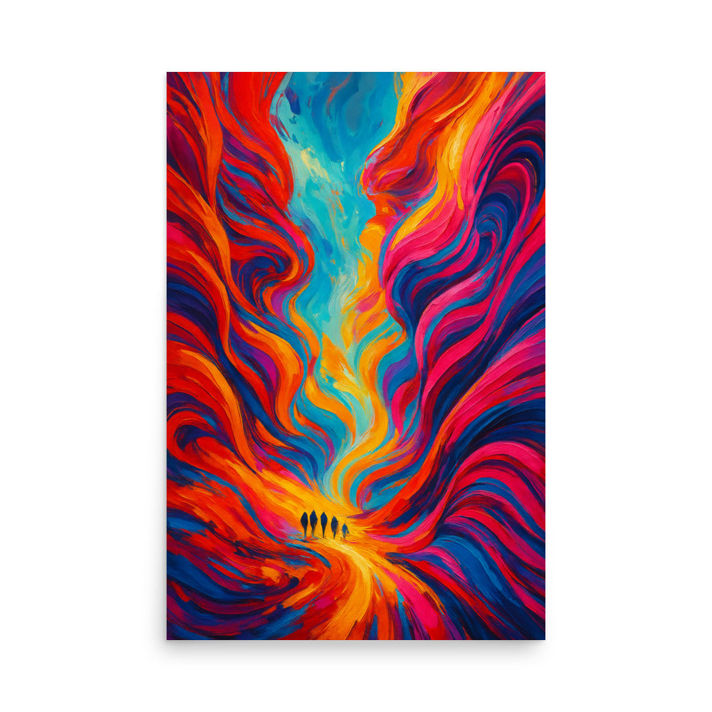 Whispers of the Canyon Flame Poster Wall Art -RKM Inspiration - 6263784