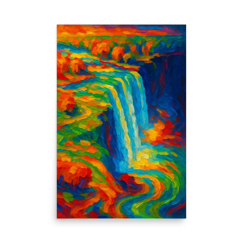 Symphony of the Falls Poster Wall Art -RKM Inspiration - 45942991