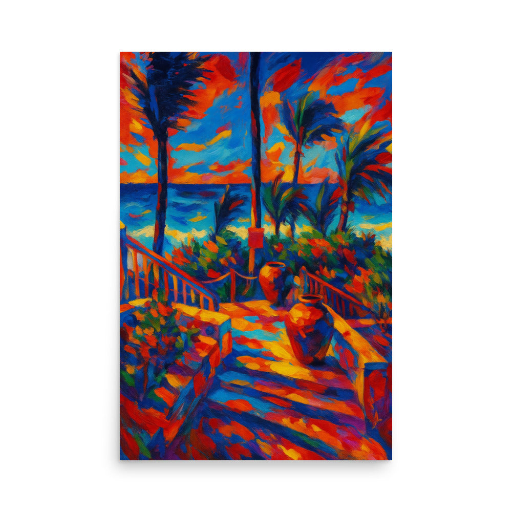 Tropical Blaze Poster Wall Art -RKM Inspiration - 64247361