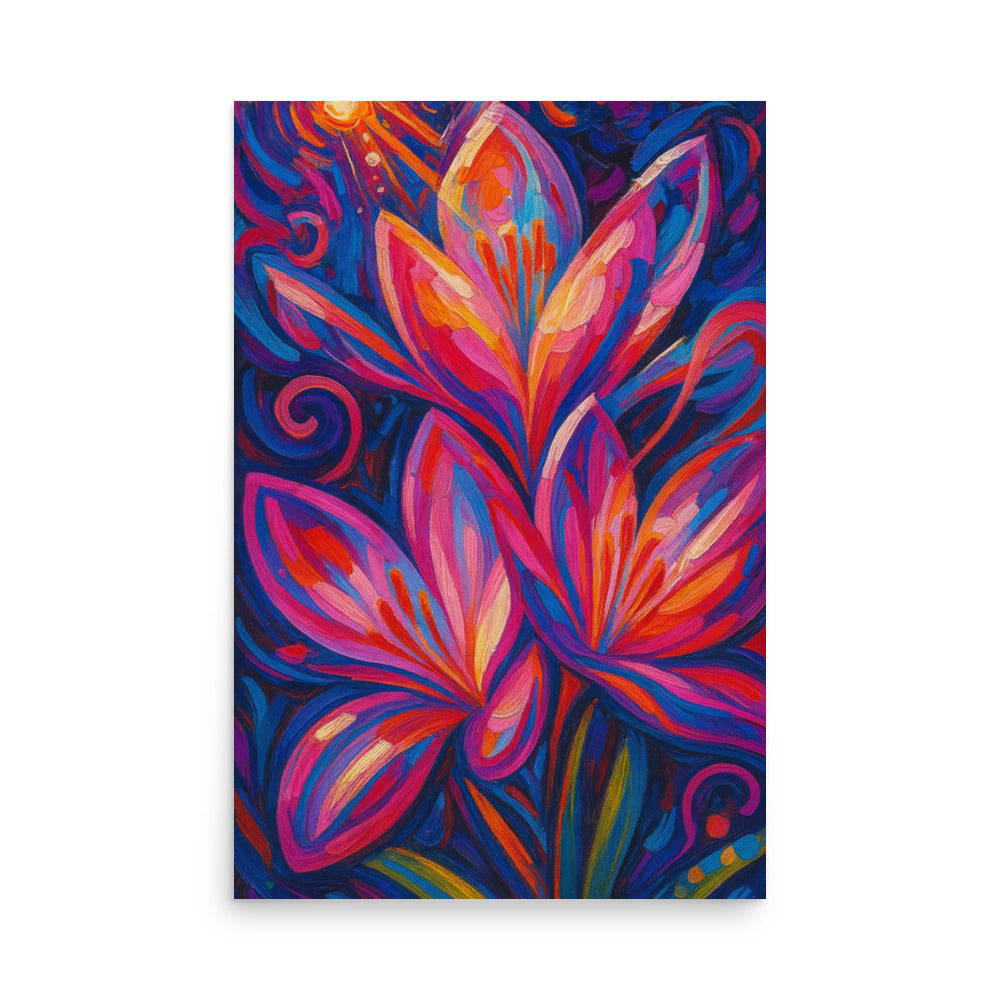 Petals of Radiance Poster Wall Art -RKM Inspiration - 57446412