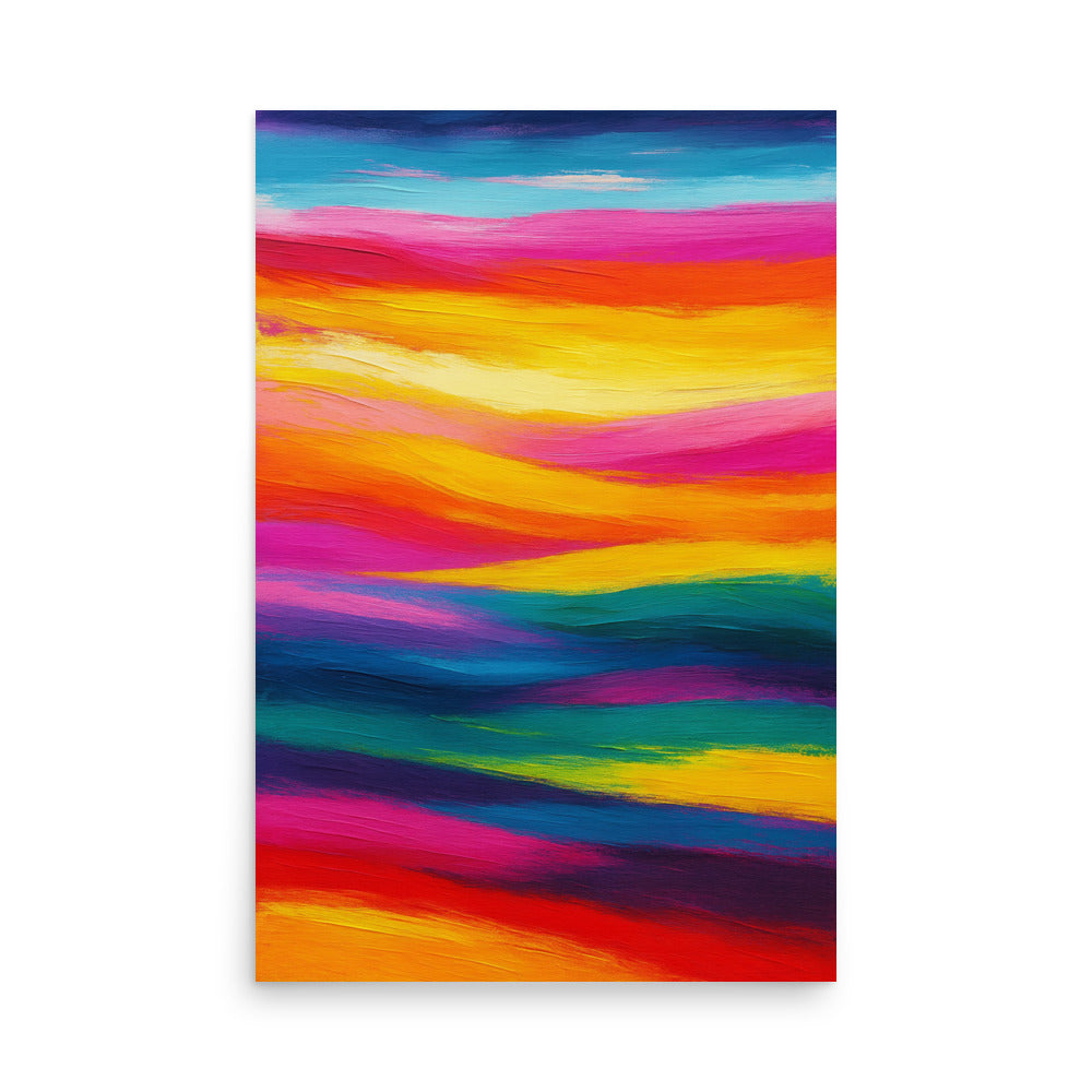 Symphony of Color Fields Poster Wall Art -RKM Inspiration - 85857900