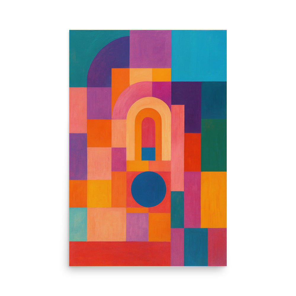 Echoes of Color and Light Poster Wall Art -RKM Inspiration - 64291166