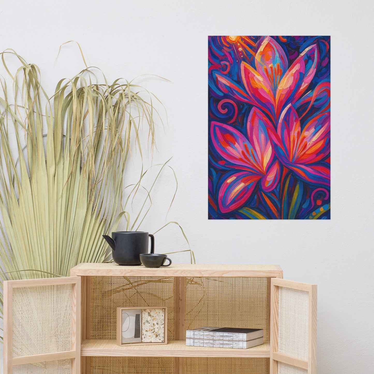 Petals of Radiance Poster Wall Art -RKM Inspiration - 49683460