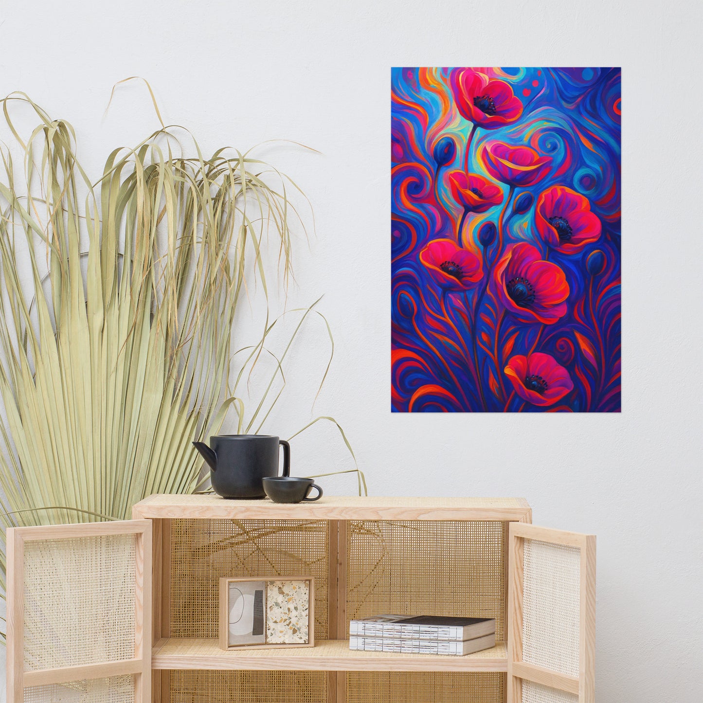 Whispers of Crimson Light Poster Wall Art -RKM Inspiration - 39768562