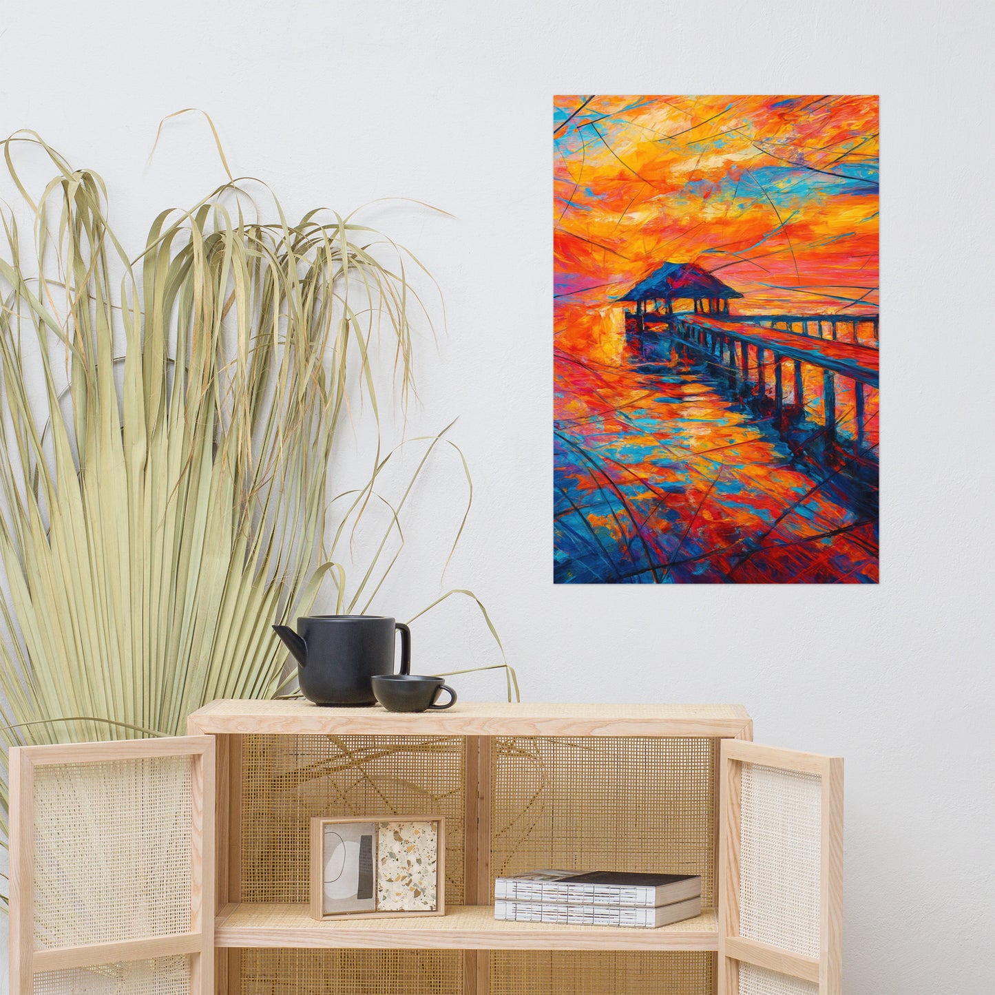 Echoes of a Fiery Horizon Poster Wall Art -RKM Inspiration - 20471638