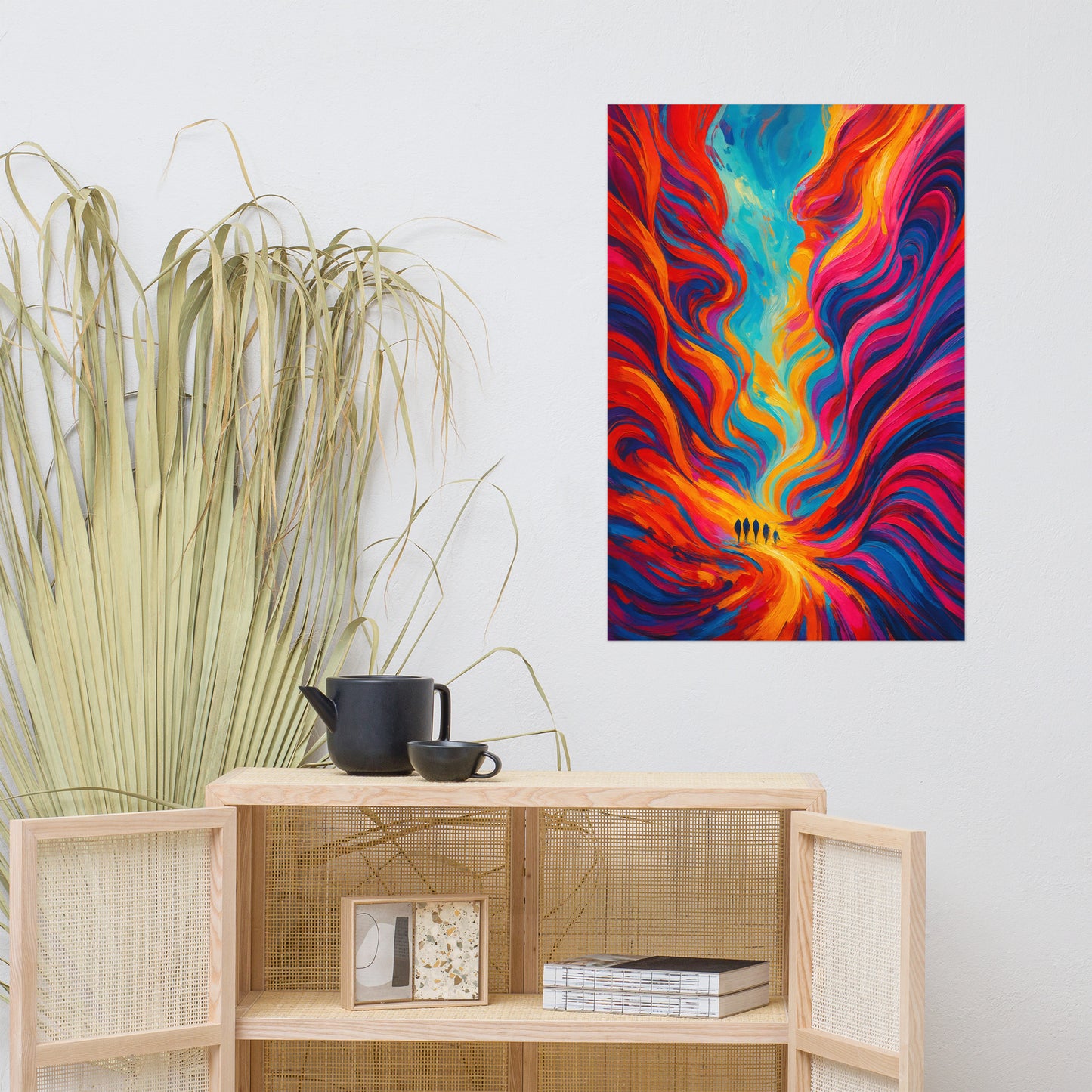 Whispers of the Canyon Flame Poster Wall Art -RKM Inspiration - 92446046