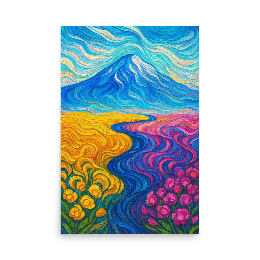 Path of Blooming Horizons Poster Wall Art -RKM Inspiration - 72560781