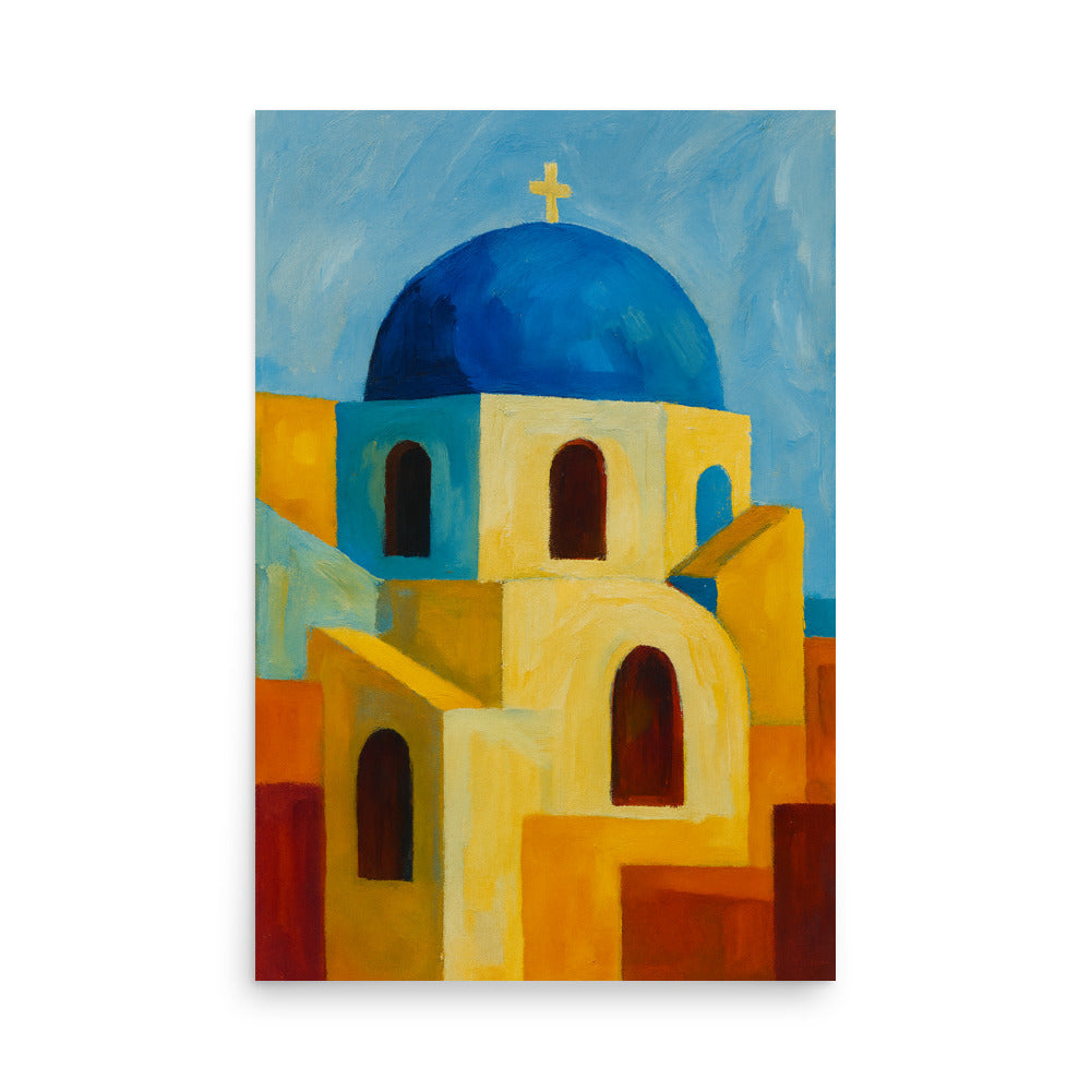 Echoes of Santorini Poster Wall Art -RKM Inspiration - 89175402