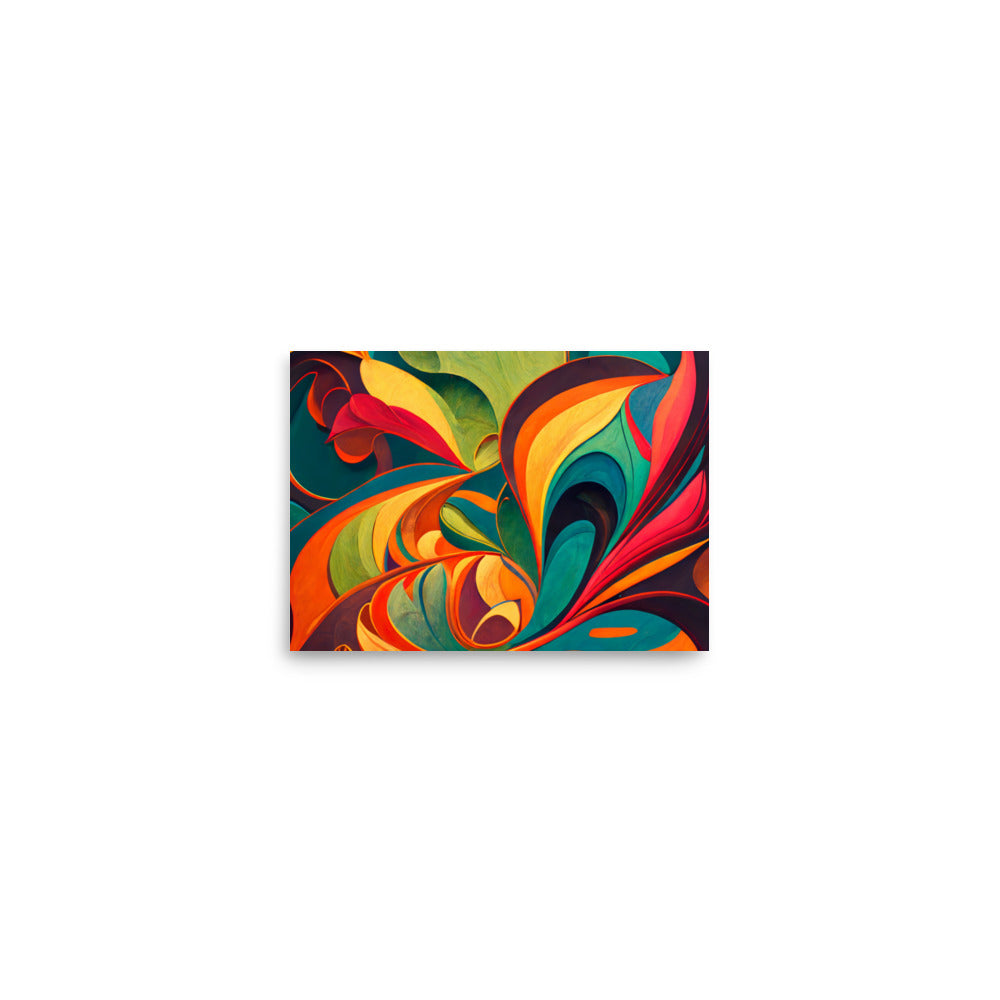 Abstract Floral Symphony Poster Wall Art -RKM Inspiration - 43893066