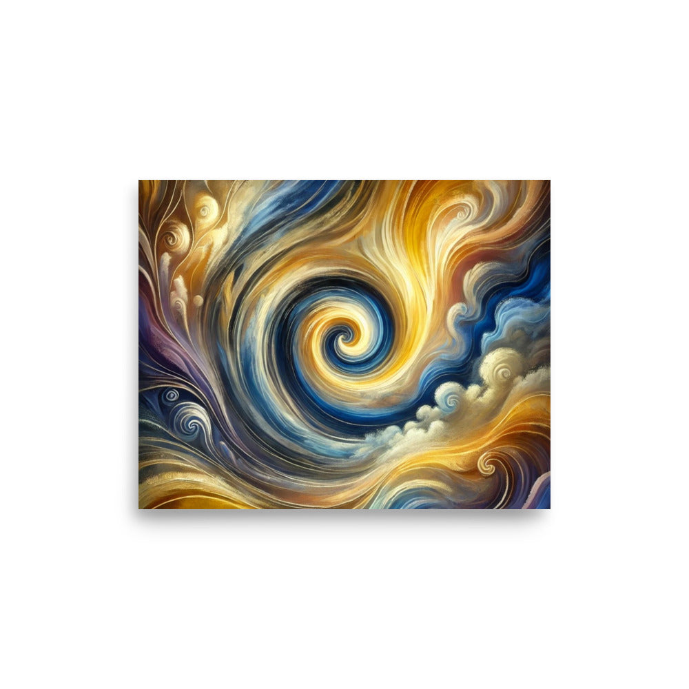 Whirlwind of Light and Energy Poster Wall Art -RKM Inspiration - 30881282