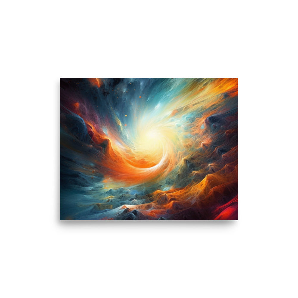 Cosmic Vortex Poster Wall Art Print -RKM Inspiration - 14553244