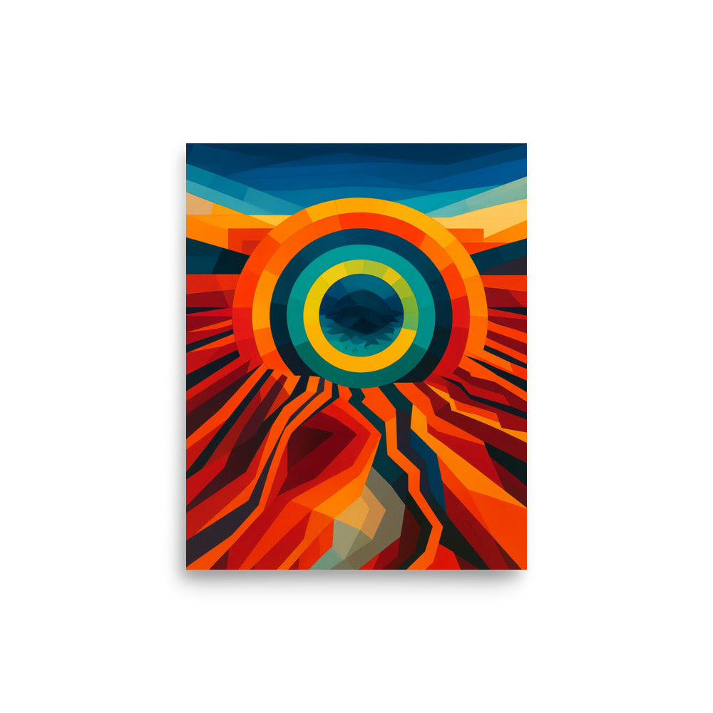 Transform Your Space with Thermal Pulse Poster Wall Art -RKM Inspiration - 1947190