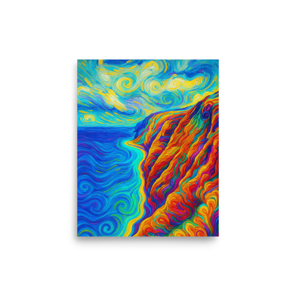 Euphoria of the Edge Poster Wall Art -RKM Inspiration - 8500676