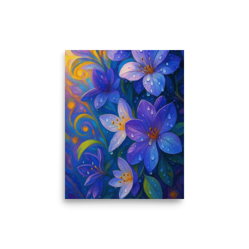 Rain-kissed Petal Dreams Poster Wall Art -RKM Inspiration - 18598163