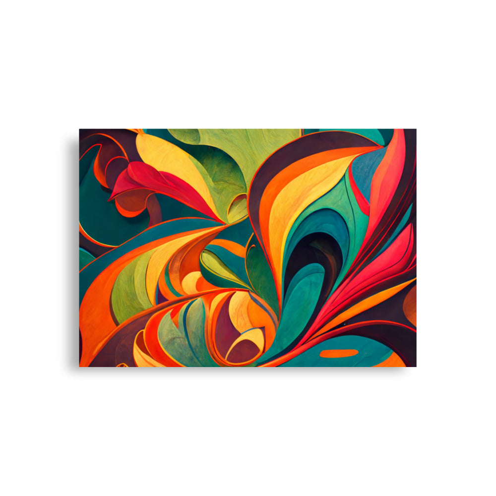Abstract Floral Symphony Poster Wall Art -RKM Inspiration - 28028557