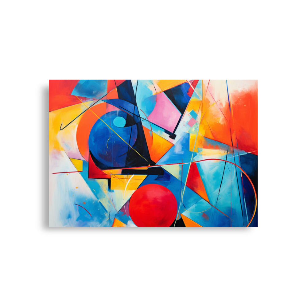 Energetic Symmetry Poster Wall Art -RKM Inspiration - 14539447