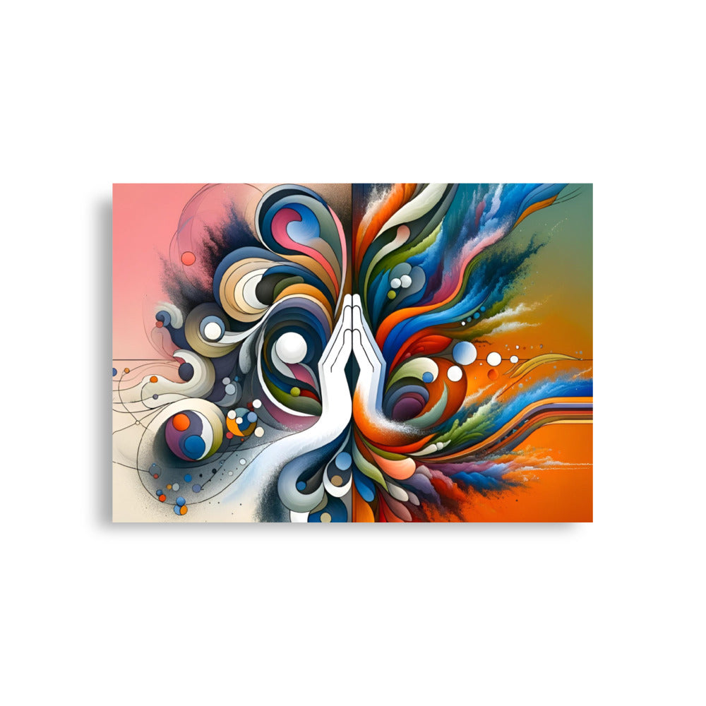 Fusion of Tranquility and Energy Poster -RKM Inspiration - 77328529