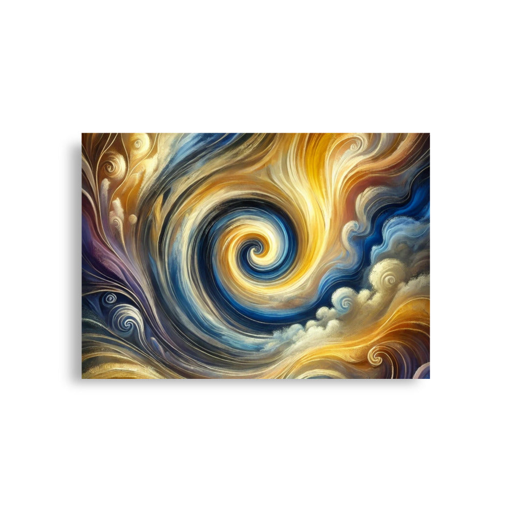 Whirlwind of Light and Energy Poster Wall Art -RKM Inspiration - 15125838