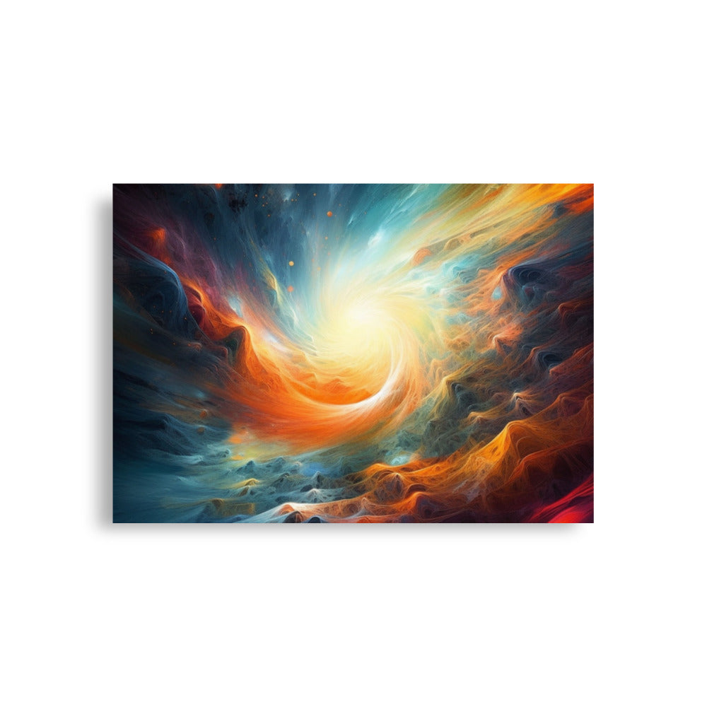 Cosmic Vortex Poster Wall Art Print -RKM Inspiration - 63420105