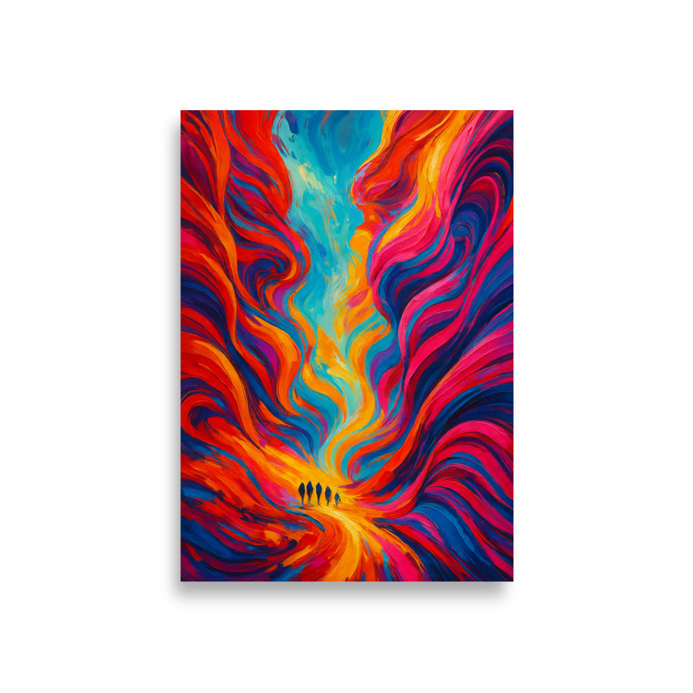 Whispers of the Canyon Flame Poster Wall Art -RKM Inspiration - 4008414