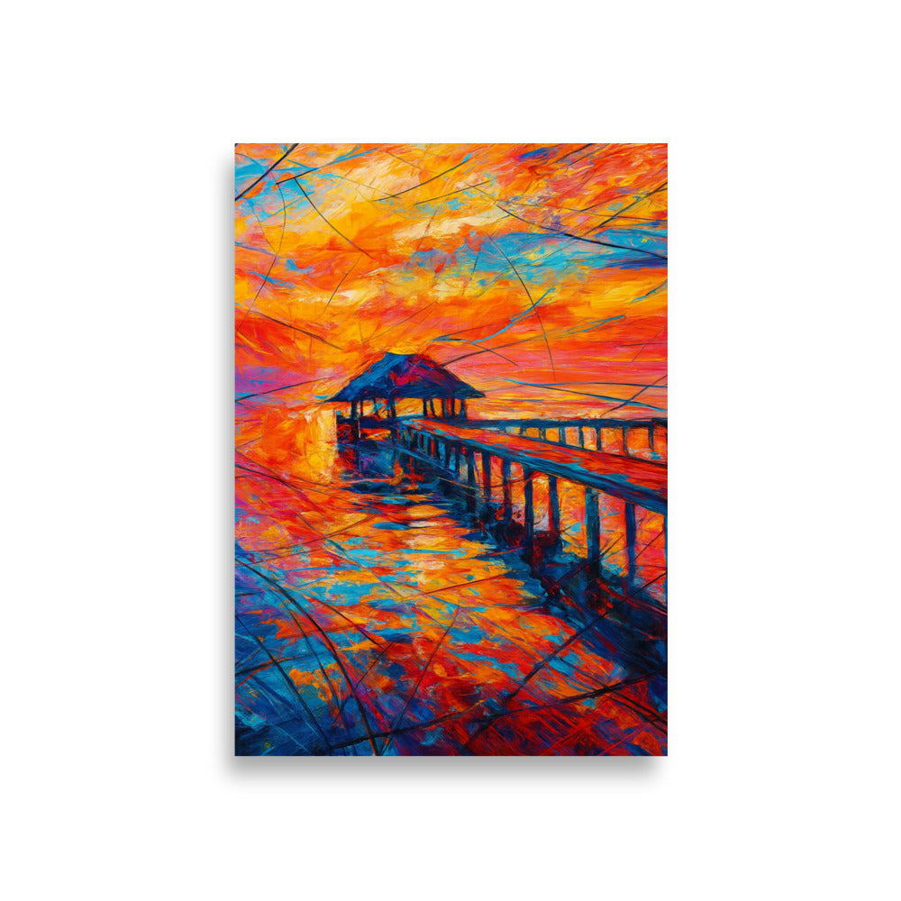 Echoes of a Fiery Horizon Poster Wall Art -RKM Inspiration - 64706740