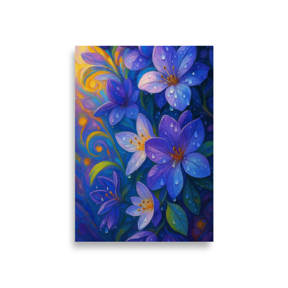 Rain-kissed Petal Dreams Poster Wall Art -RKM Inspiration - 17149330