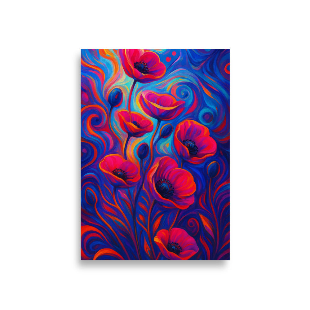 Whispers of Crimson Light Poster Wall Art -RKM Inspiration - 67471239