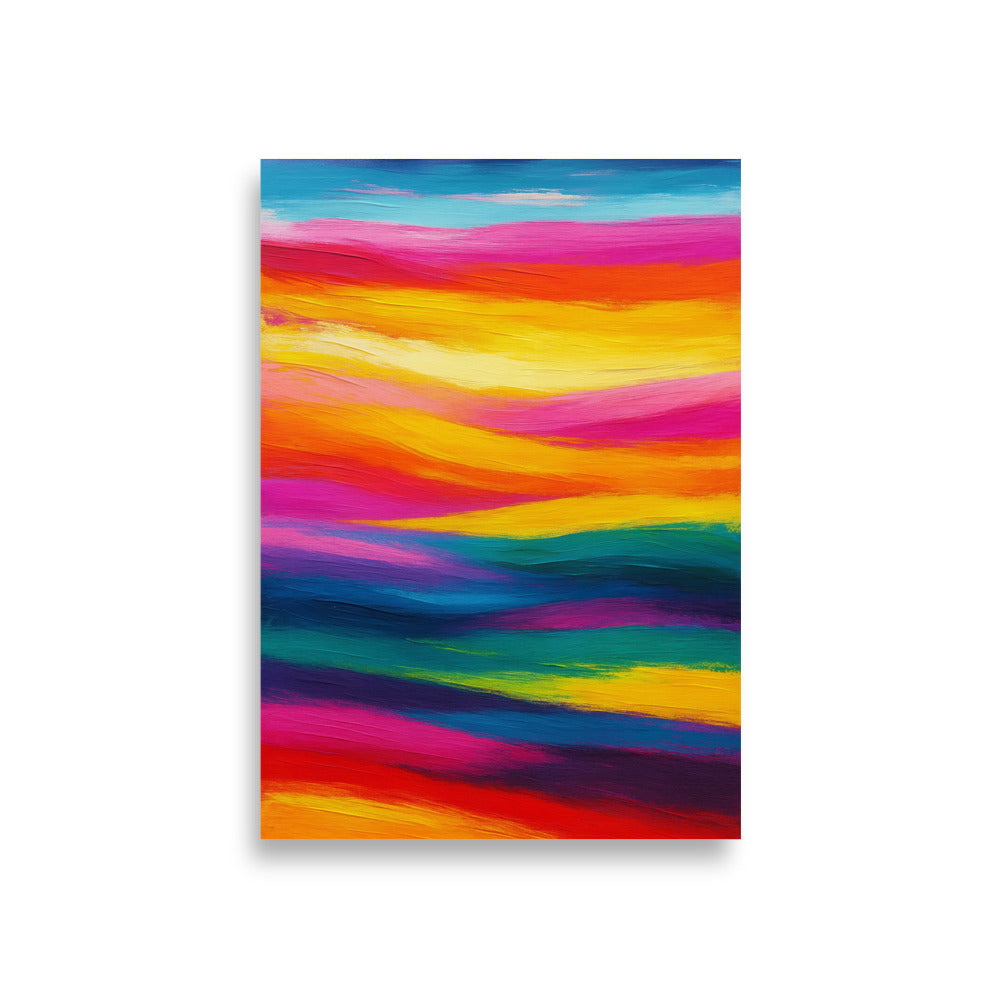 Symphony of Color Fields Poster Wall Art -RKM Inspiration - 32168078
