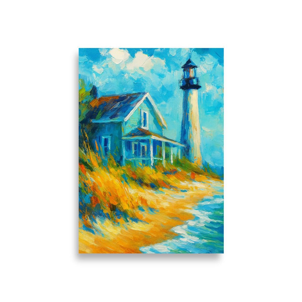 Lighthouse Haven - Wall Art Poster - RKM Inspiration  - 97869535