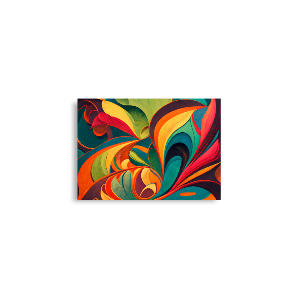 Abstract Floral Symphony Poster Wall Art -RKM Inspiration - 88390187