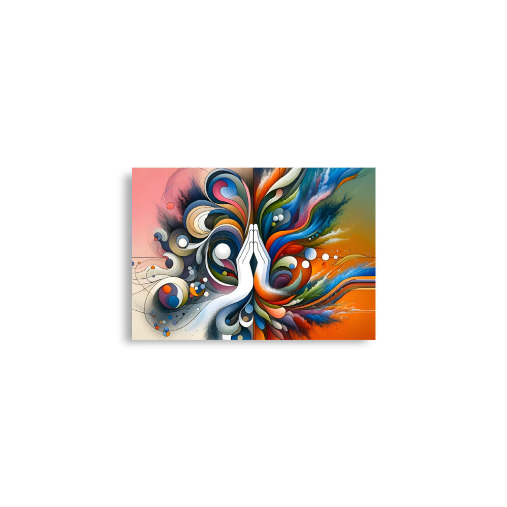 Fusion of Tranquility and Energy Poster -RKM Inspiration - 7435835