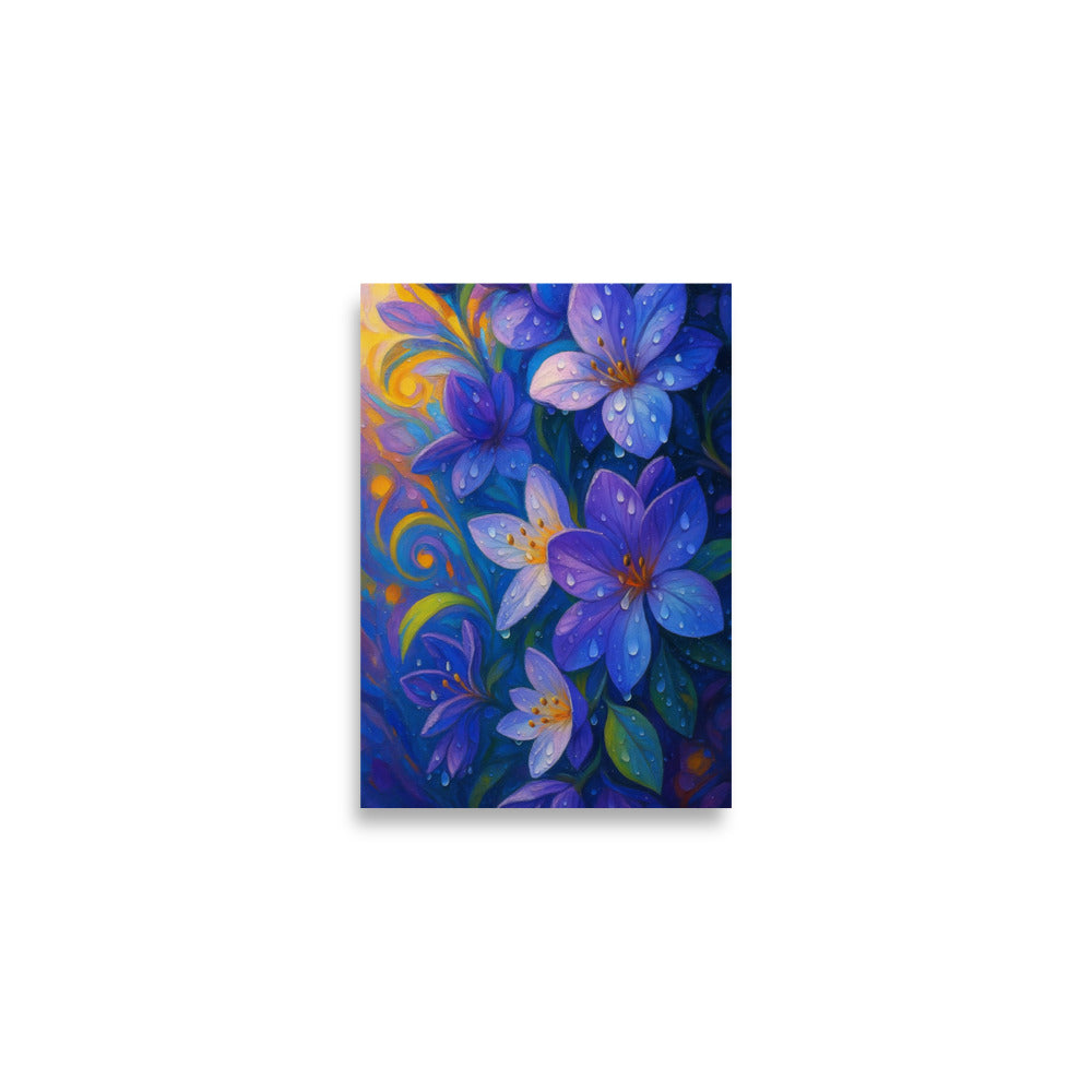 Rain-kissed Petal Dreams Poster Wall Art -RKM Inspiration - 81699229
