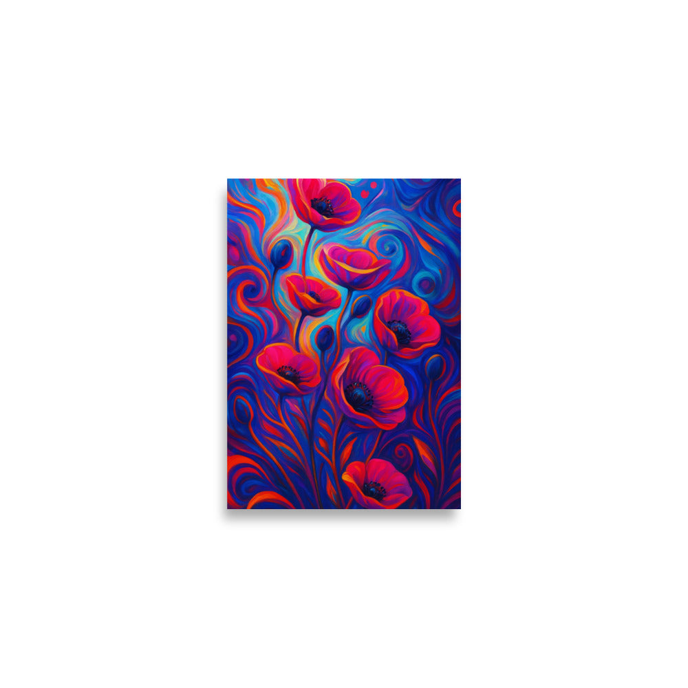 Whispers of Crimson Light Poster Wall Art -RKM Inspiration - 39655468