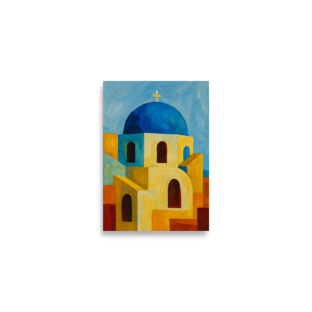 Echoes of Santorini Poster Wall Art -RKM Inspiration - 50960187