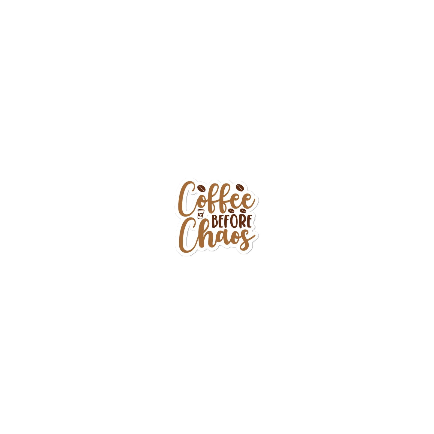 Coffee Before Chaos - Car sticker -RKM Inspiration - 56237623