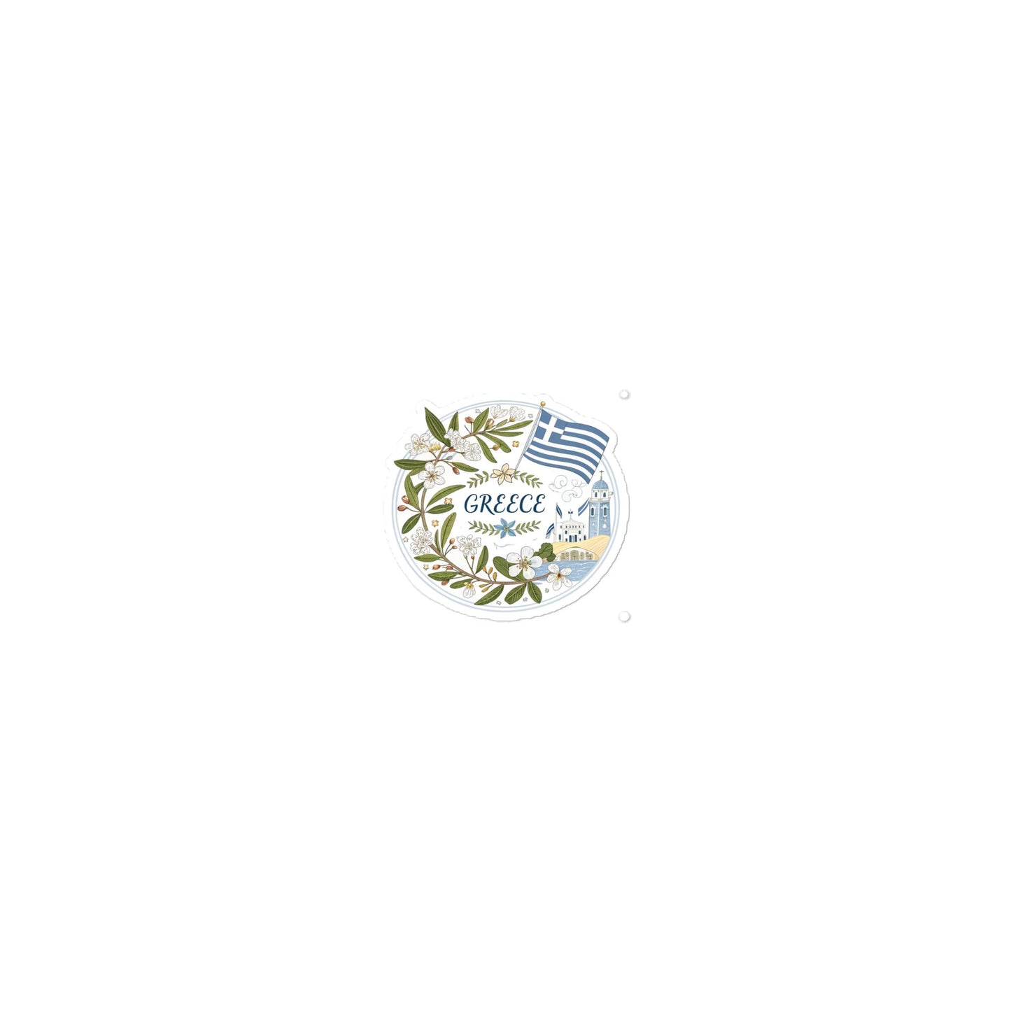 Greece Car Sticker: Durable, Bubble-Free High-Quality Vinyl -RKM Inspiration - 22149233