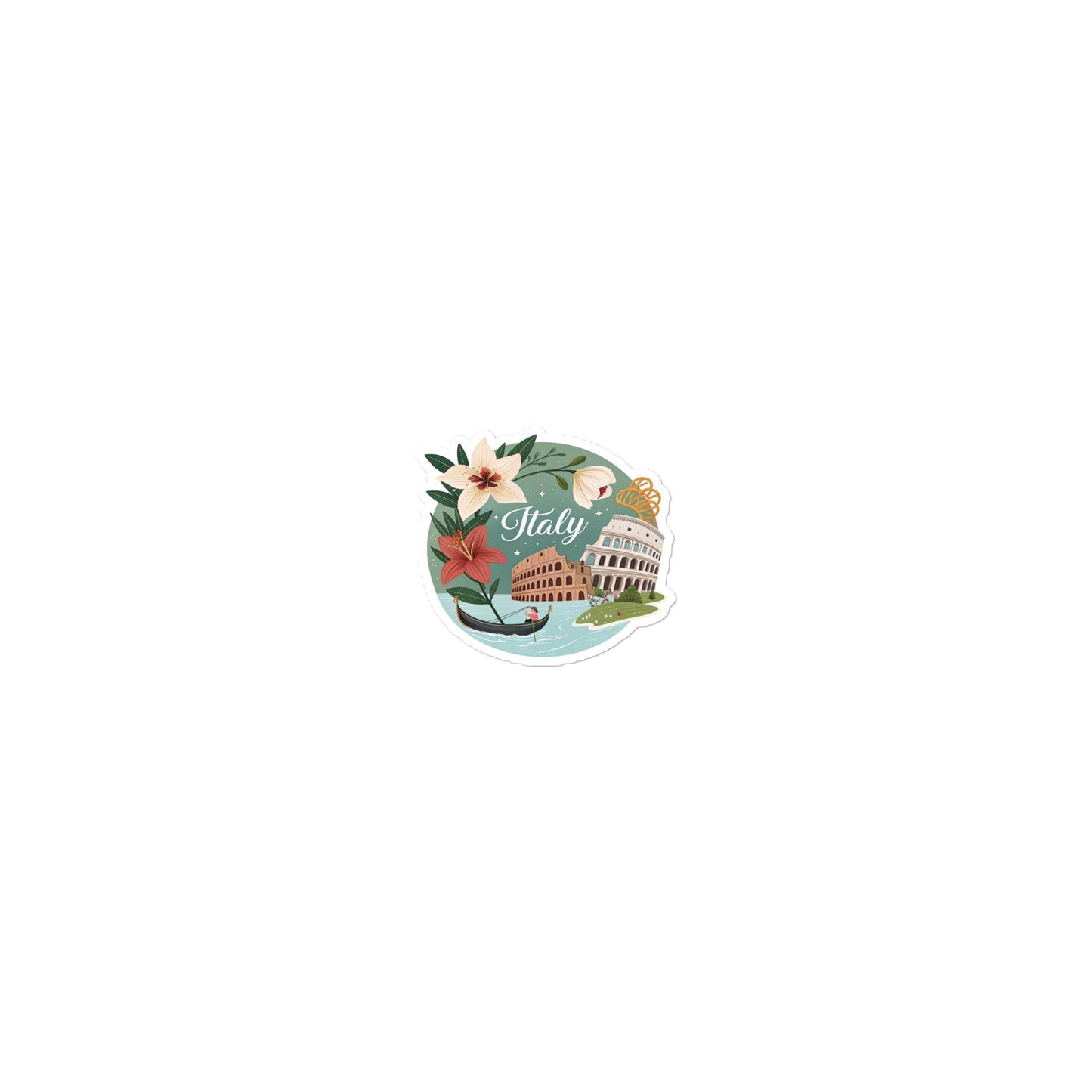 Durable Italy Car Sticker - Bubble-Free, Custom Printed & Eco-Friendly -RKM Inspiration - 17577855