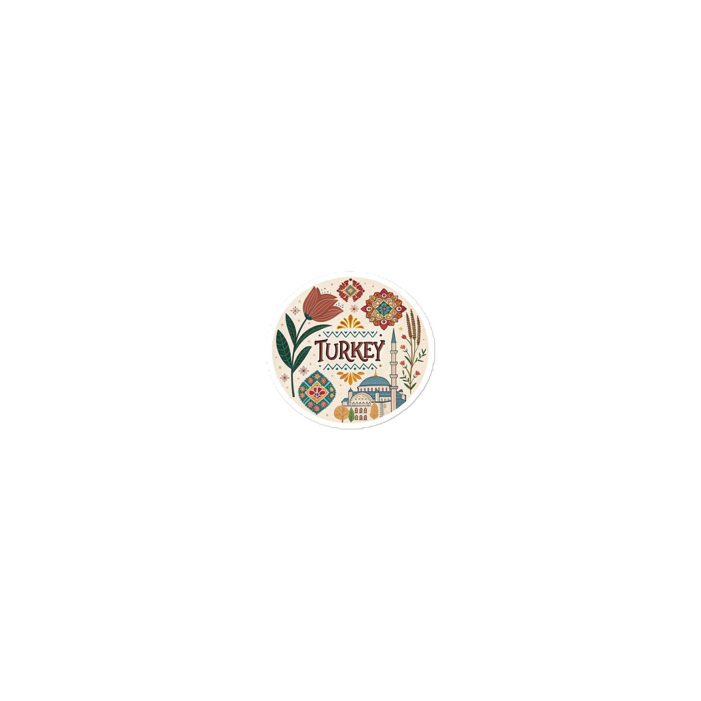 Durable Turkey Car Sticker – Easy Bubble-Free Vinyl Application -RKM Inspiration - 79670919